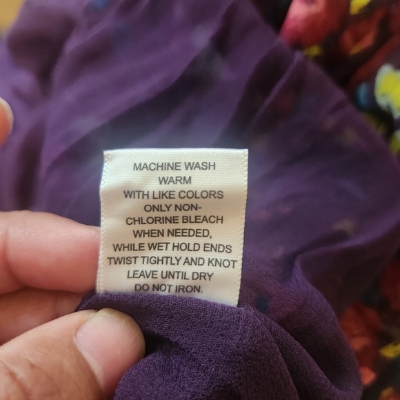 VINTAGE FLORAL TIERED SKIRT KRAZY KAT SIZE SMALL - Picture 7 of 7